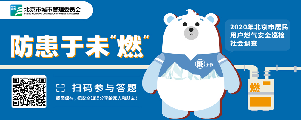 2020年北京市居民用户燃气安全巡检社会调查