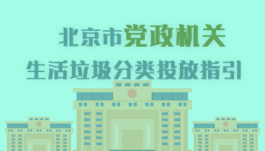 北京市党政机关生活垃圾分类投放指引